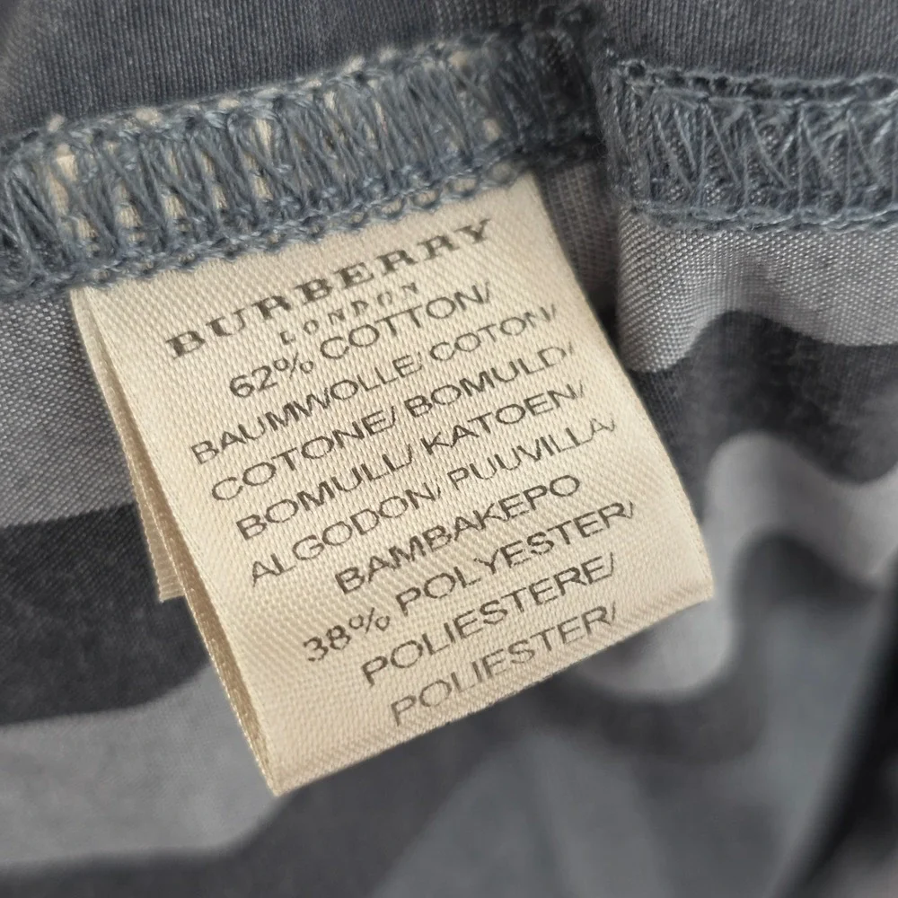Burberry London Mens L Grey Nova Check Swim Shorts Made in Italy ITPIESRL3135LAI
